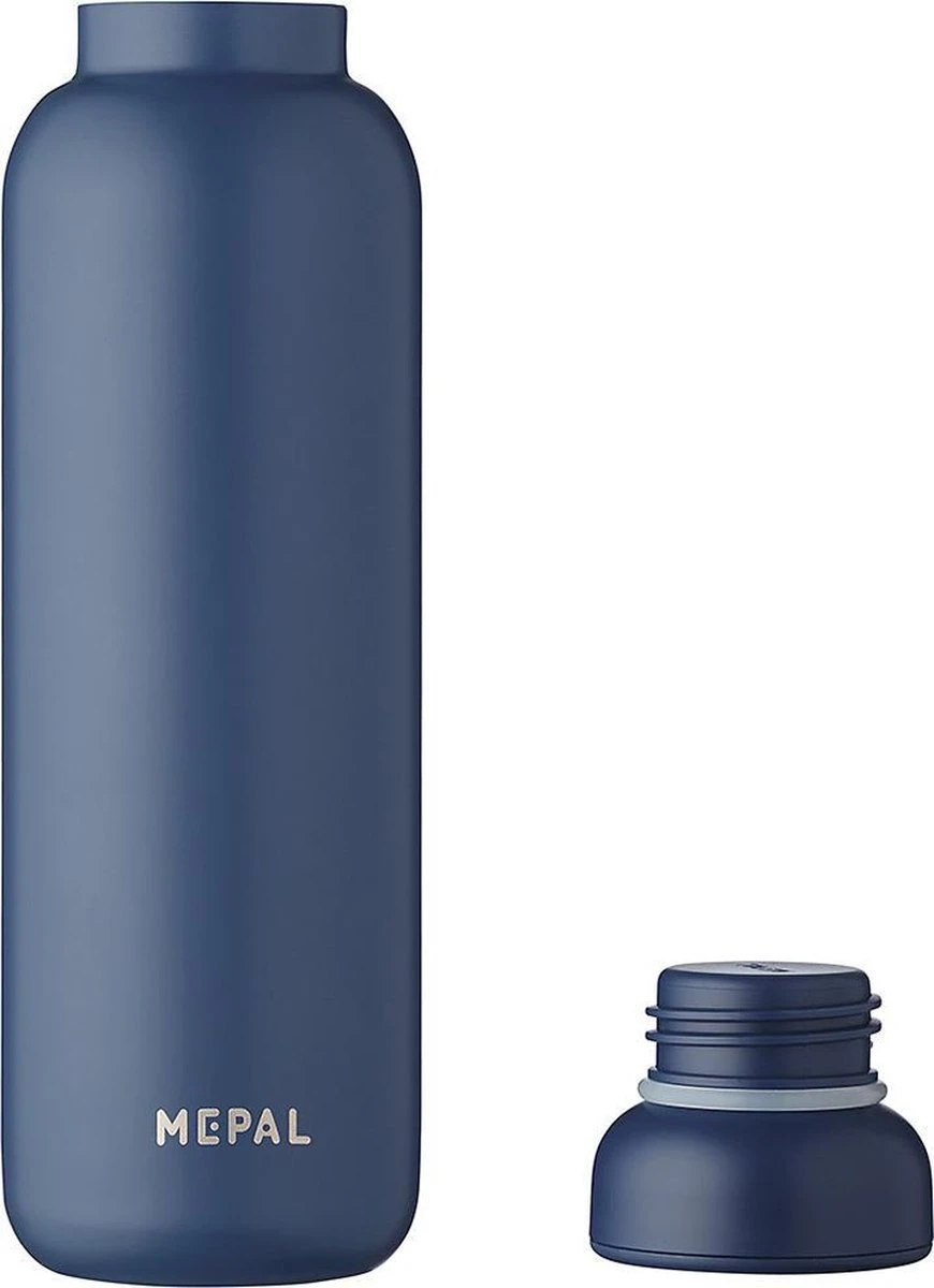 Mepal – Isoleerfles Ellipse 500 Ml – Houdt Je Drankje 12 Uur Warm En 24 Uur Koud – Nordic Denim – Geschikt Voor Bruiswater – Thermosfles – Lekdicht 2 Mepal – Isoleerfles Ellipse 500 Ml – Houdt Je Drankje 12 Uur Warm En 24 Uur Koud – Nordic Denim – Geschikt Voor Bruiswater – Thermosfles – Lekdicht - Afbeelding 2