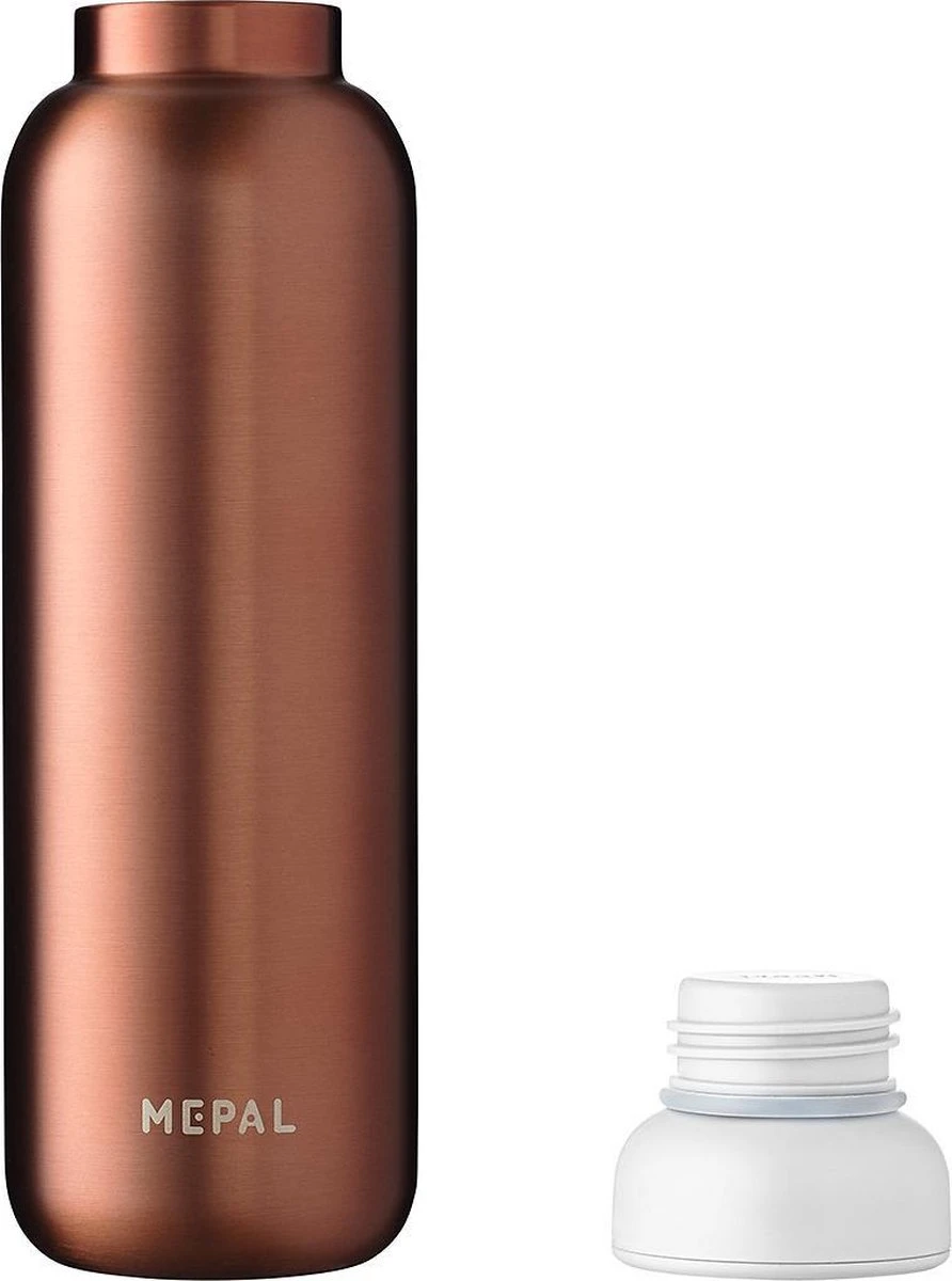 Mepal – Isoleerfles Ellipse 500 Ml – Houdt Je Drankje 12 Uur Warm En 24 Uur Koud – Rose Gold – Geschikt Voor Bruiswater – Thermosfles – Lekdicht 2 Mepal – Isoleerfles Ellipse 500 Ml – Houdt Je Drankje 12 Uur Warm En 24 Uur Koud – Rose Gold – Geschikt Voor Bruiswater – Thermosfles – Lekdicht - Afbeelding 2