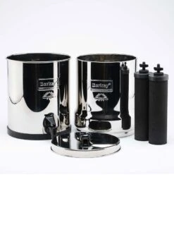 Big Berkey Set: Waterfilter 8,5L + RVS Kraantje + Standaard -Ketelwinkel 900x1200