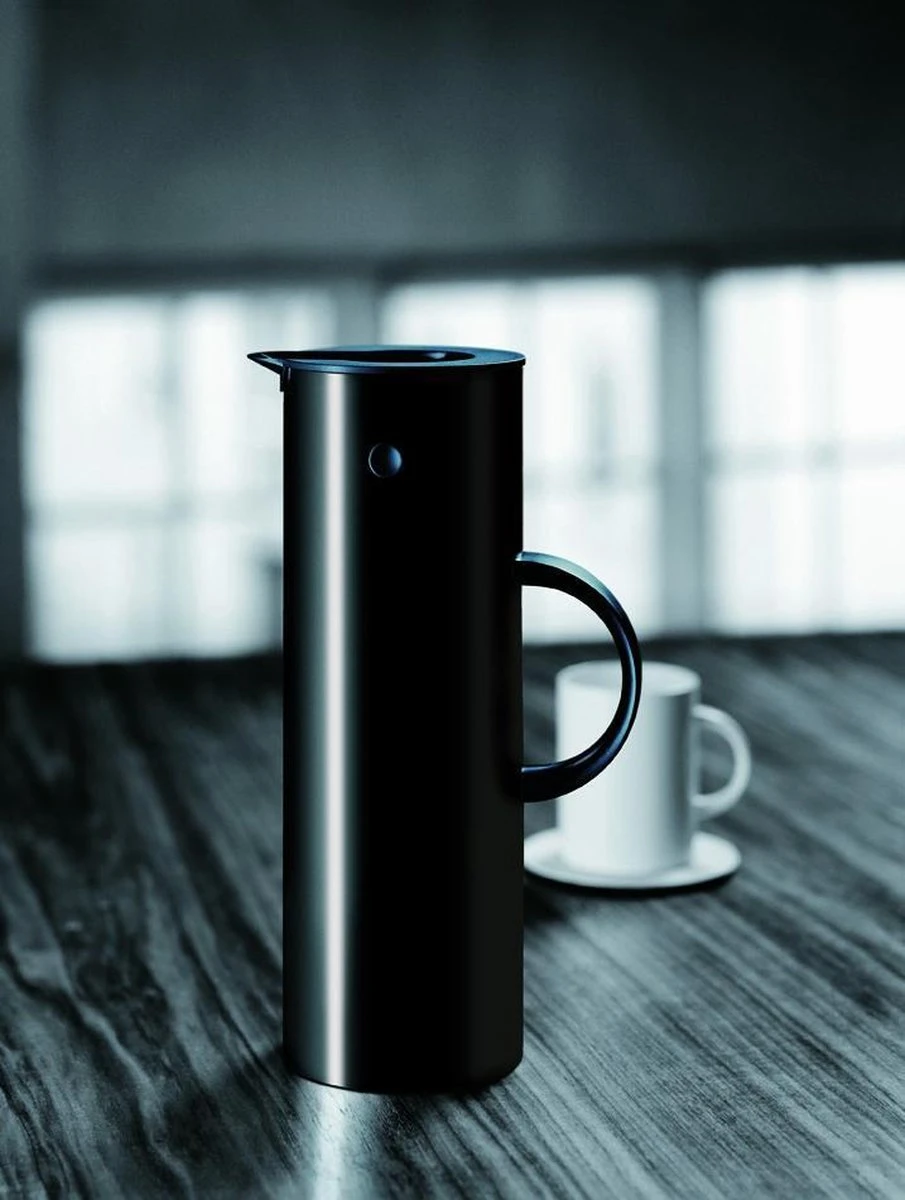 Stelton Thermoskan - 1 L - Zwart 2 Stelton Thermoskan - 1 L - Zwart - Afbeelding 2