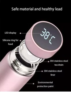 Slimme Thermosfles Met LCD Temperatuur Display - Curver Isolatiefles 0,5 Liter - Dubbelwandige Thermosfles - Thermosbeker - Isoleerfles - Thermoskan - Travel Mug - Bidon Drinkfles - Koffiebeker - Drinkflessen - RVS - Smart Thermos - Metaal -Ketelwinkel 917x1200 1