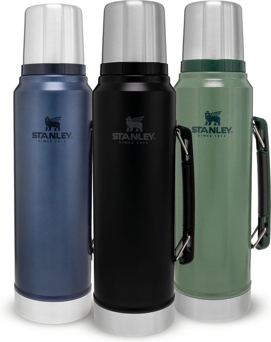 Stanley The Legendary Classic Bottle 1,00L - Thermosfles - Matte Black 7 Stanley The Legendary Classic Bottle 1,00L - Thermosfles - Matte Black - Afbeelding 7