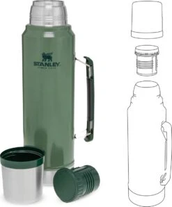 Stanley The Legendary Classic Bottle 1,00L - Thermosfles - Hammertone Green -Ketelwinkel 996x1200 1